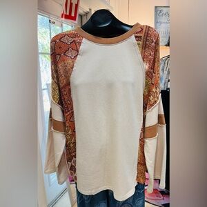 Print Mix Cotton Jersey By Easel